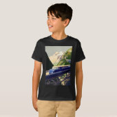 T-shirt Voyage ferroviaire en Europe vintage (Devant entier)