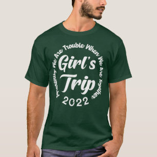 T-shirt Voyage Filles 2022 Matching Vacation Weekend Cute