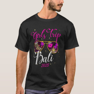 T-shirt Voyage Filles Bali 2025 Vacances Femmes Week-end N