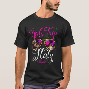 T-shirt Voyage Filles Italie 2025 Vacances Femmes Week-end