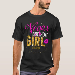 T-shirt Voyage Filles Las Vegas 2026 Weekend Anniversaire