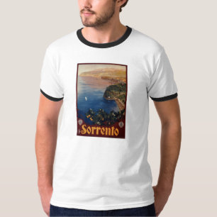 T-shirt Voyage italien de Sorrente des années 1920