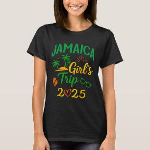 T-shirt Voyage Jamaïque Filles 2025-vacances Caraïbes cool