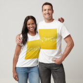 T-shirt Voyage jaune (Unisexe)