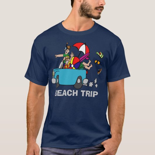 T-shirt Voyage plage (Devant)