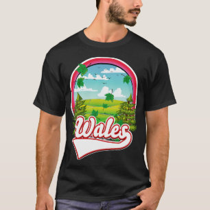 T-shirt Voyage rétro au Pays de Galles