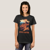 T-shirt Voyage Rouge dans le Parc national de Bryce Canyon (Devant entier)
