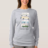 T-shirt VOYAGE ROUTIER Campervan vanlife RV PERSONNALISER  (Devant)
