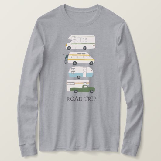 T-shirt VOYAGE ROUTIER Campervan vanlife RV PERSONNALISER  (Design devant)