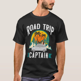 T-shirt Voyage routier Capitaine Doutdoor RV Camping Group