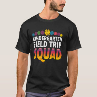 T-shirt Voyage scolaire de maternelle Équipe d'art vibrant