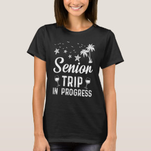 T-shirt Voyage Senior En Cours 2023 Cool Friends Beach Tr