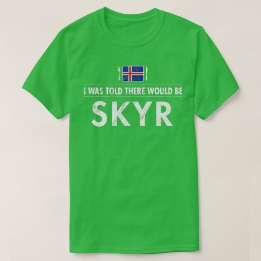 T-shirt Voyage Skyr Islande Dairy Breakfast Vanilla Frui (Design devant)