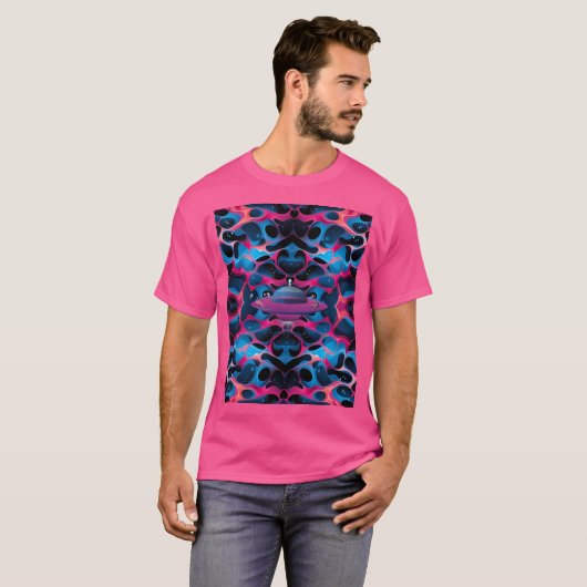T-shirt Voyage spatial (Devant entier)