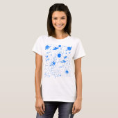 T-shirt Voyage spatial (Devant entier)
