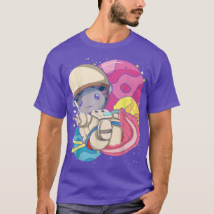 T-shirt Voyage spatial Aolotl Salamander Animal Scientifiq