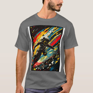 T-shirt Voyage spatial brisé 1