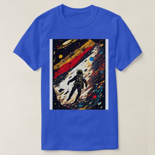 T-shirt Voyage spatial brisé 7 (Design devant)