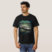 T-shirt Voyage spatial vers la Terre (Devant entier)