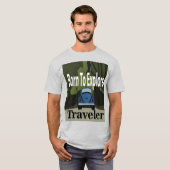 T-shirt Voyage sur la route (Devant entier)