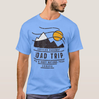 T-shirt Voyage sur la route du Canada Japer Parcs nationau