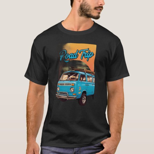 T-shirt Voyage sur route (Devant)
