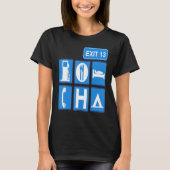 T-shirt Voyage sur route de camping routier Signal routier (Devant)