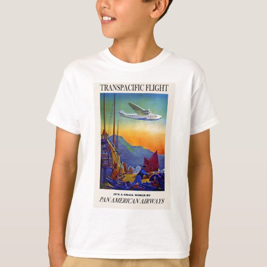 T-shirt Voyage transpacifique vintage (Devant)