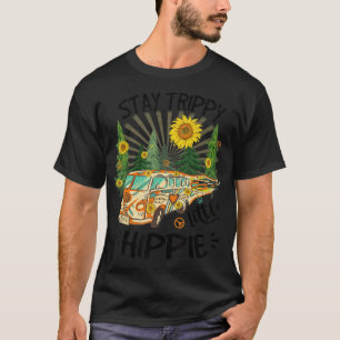 T-shirt Voyage Trippy Petit hippie Van Vintage