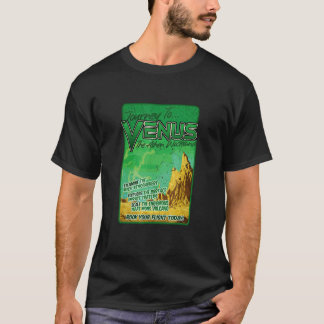 T-shirt Voyage vers Vénus Retro Space Planet
