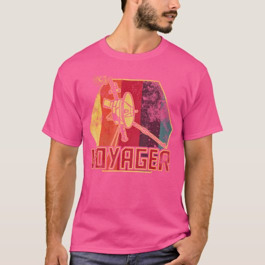 T-shirt Voyager 1 2 sonde spatiale Système solaire spatial (Devant)