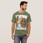T-shirt Voyager comme un pharaon (Devant entier)