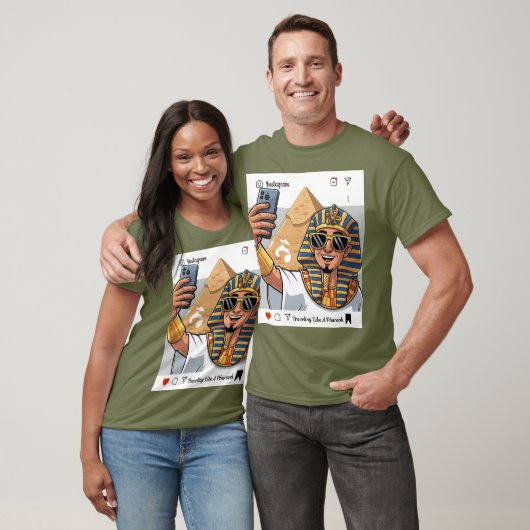 T-shirt Voyager comme un pharaon (Unisexe)