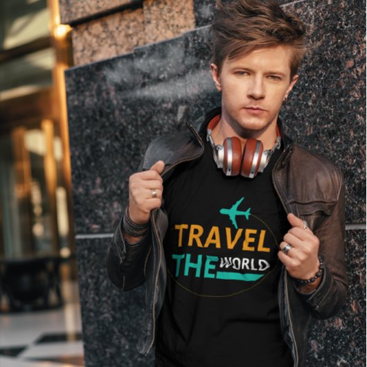 T-SHIRT VOYAGER DANS LE MONDE | TOURISTIQUE