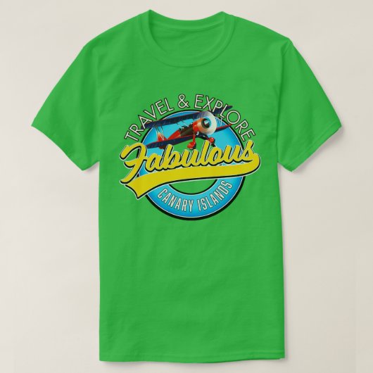 T-shirt Voyager Explorez les Îles Canaries fabuleuses (Design devant)