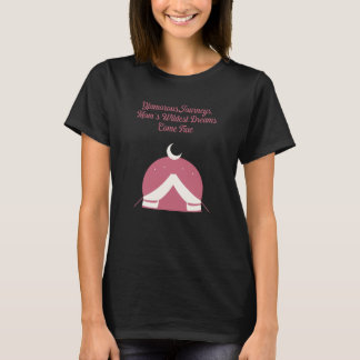 T-shirt Voyages de Rêve pour Mamans en Glamping de Luxe