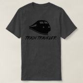 T-shirt Voyageur de train (Design devant)