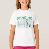 T-shirt Voyageur de vacances Tropical Fun Beach Travel (Devant)