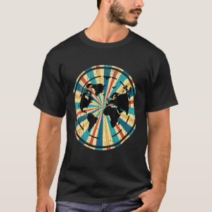 T-shirt Voyageur de voyage rétro Voyageur international Tr