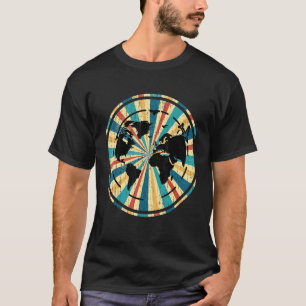 T-shirt Voyageur de voyage rétro Voyageur international Tr