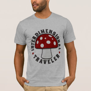 T-shirt Voyageur d'Interdimensional - champignons