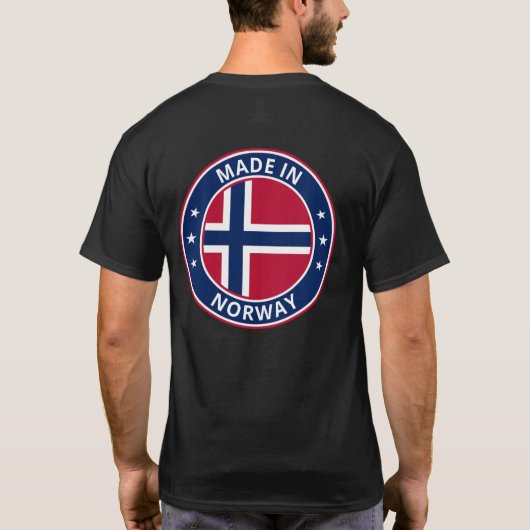 T-shirt Voyageur Global - Fabriqué En Norge | Norvège (Mod (Dos)