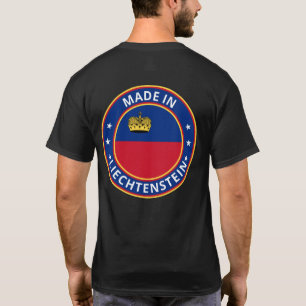 T-shirt Voyageur Mondial - Fabriqué Au Liechtenstein