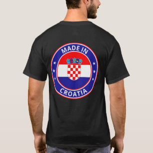 T-shirt Voyageur mondial - Fabriqué dans   Croatie