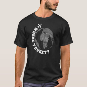 T-shirt Voyageur permanent nomade numérique à distance