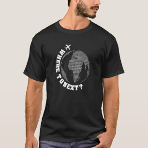 T-shirt Voyageur permanent nomade numérique à distance