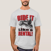 T-shirt Voyagez comme une location (Devant)