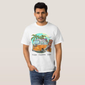 T-shirt Voyagez loin, respirez plus profondément (Devant entier)
