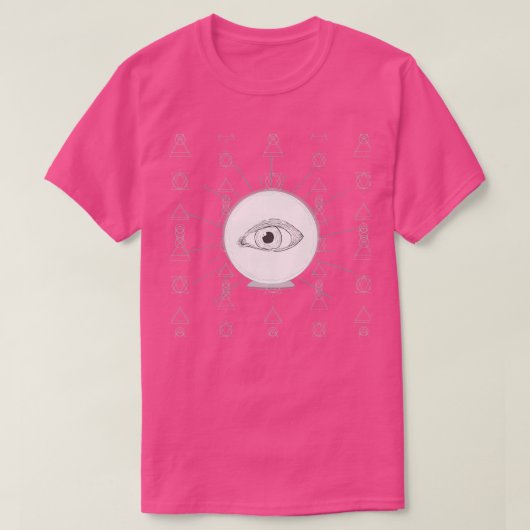 T-shirt Voyant oeil Fortune (Design devant)