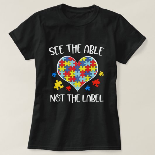 T-shirt Voyez le capable pas le cadeau de citation (Design devant)